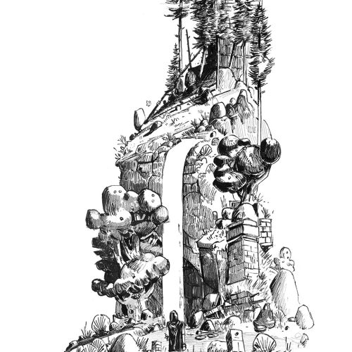 dessin à l'encre-illustration