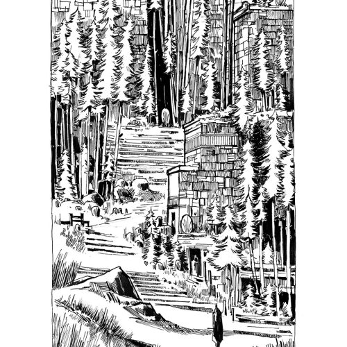 illustration encre - dessin